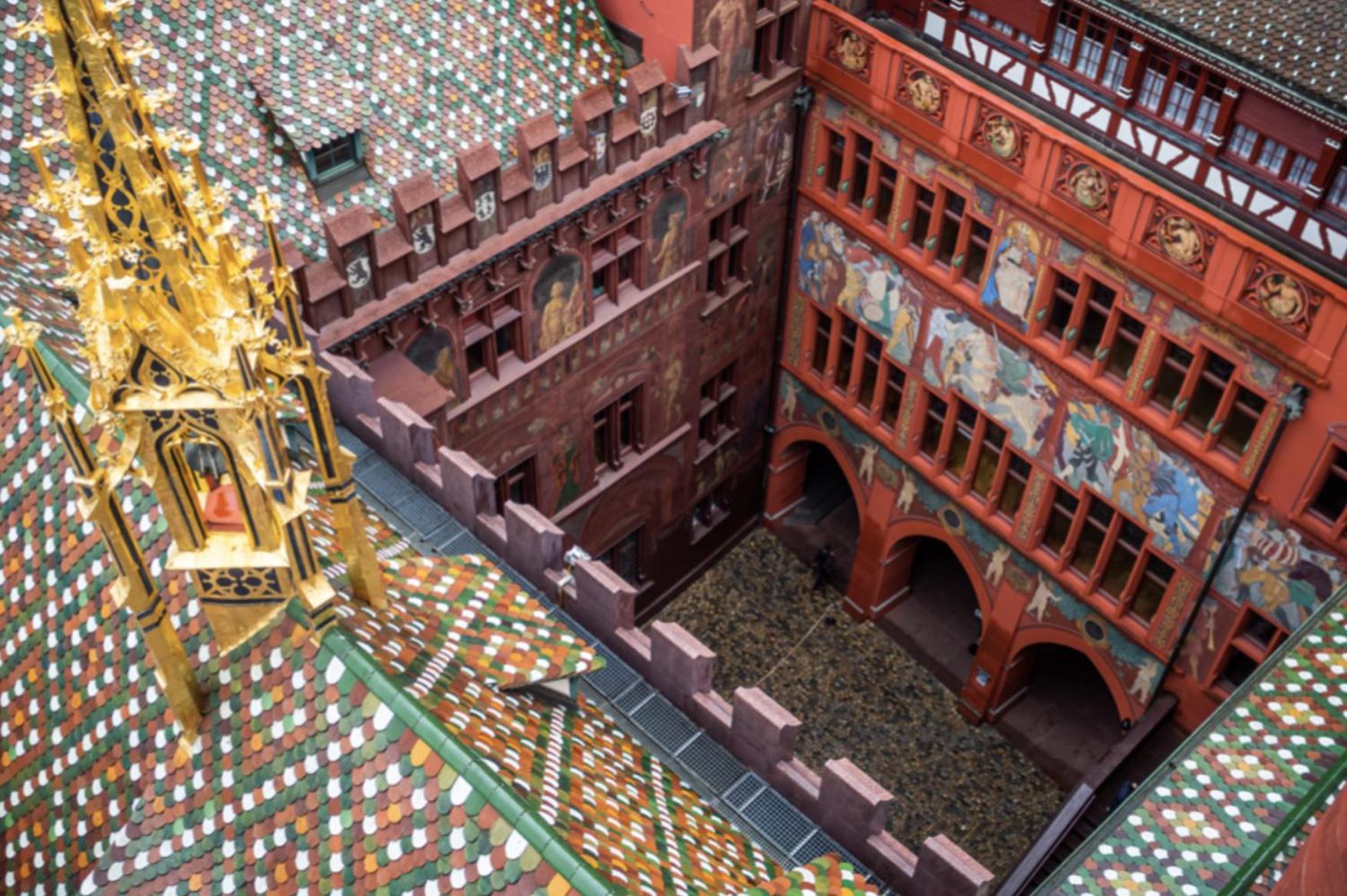 City Center Rooftop Balcony-Studio At Town Hall Basel Ngoại thất bức ảnh