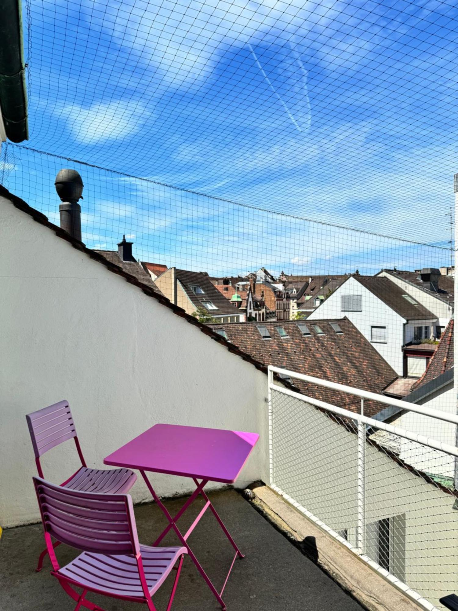 City Center Rooftop Balcony-Studio At Town Hall Basel Ngoại thất bức ảnh